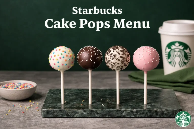 Starbucks Cake Pops Menu