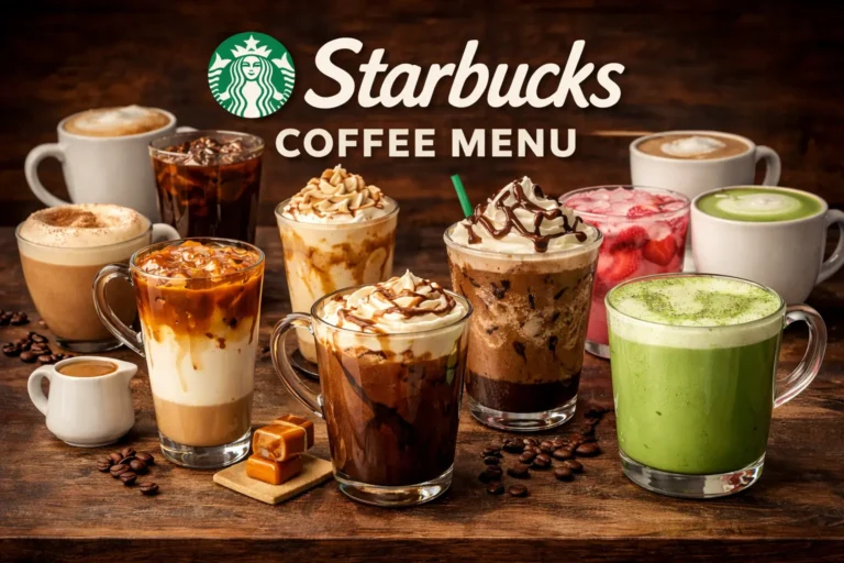 Starbucks Coffee Menu with Price