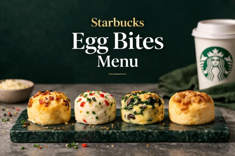 Starbucks Egg Bites Menu