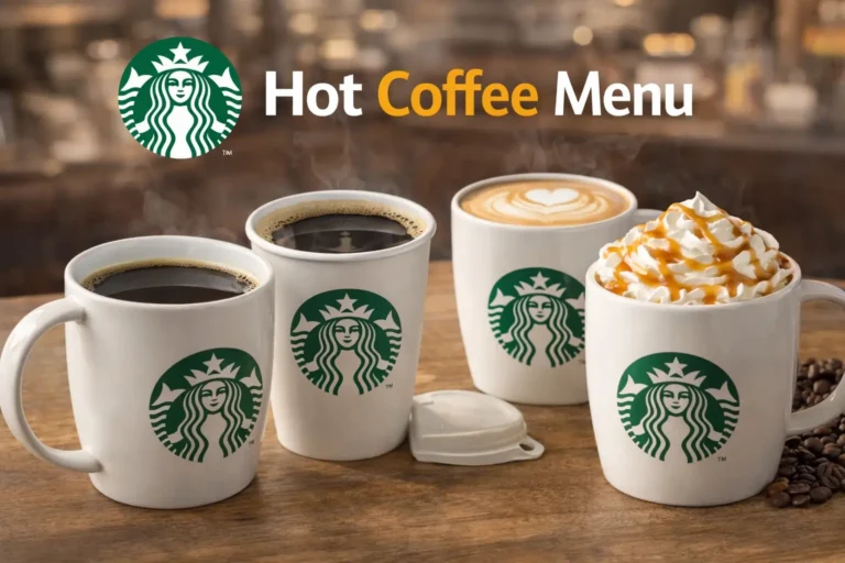 Starbucks Hot Coffee Menu