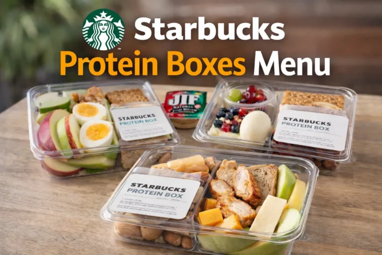 Starbucks Protein Boxes Menu